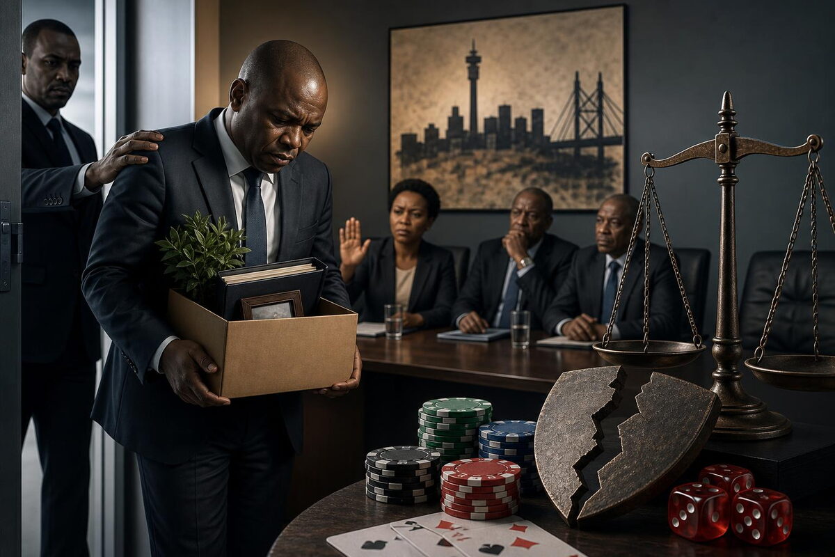 Gauteng Gambling Board CEO Dismissed Amid Governance Breaches