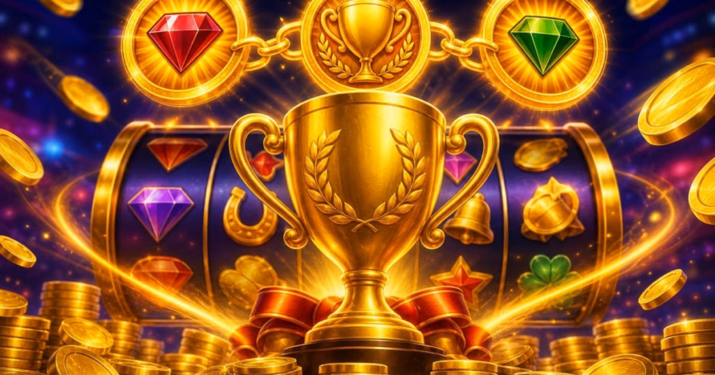 Amusnet Launches Trophy Rush Triple Boost Slot Featuring Golden Coins Link Jackpot System