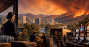 Reno gaming sector responds as wildfires disrupt northern Nevada